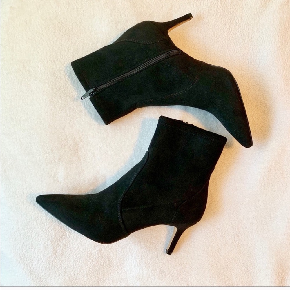 Essex Lane Micro Suede Ankle Bootie